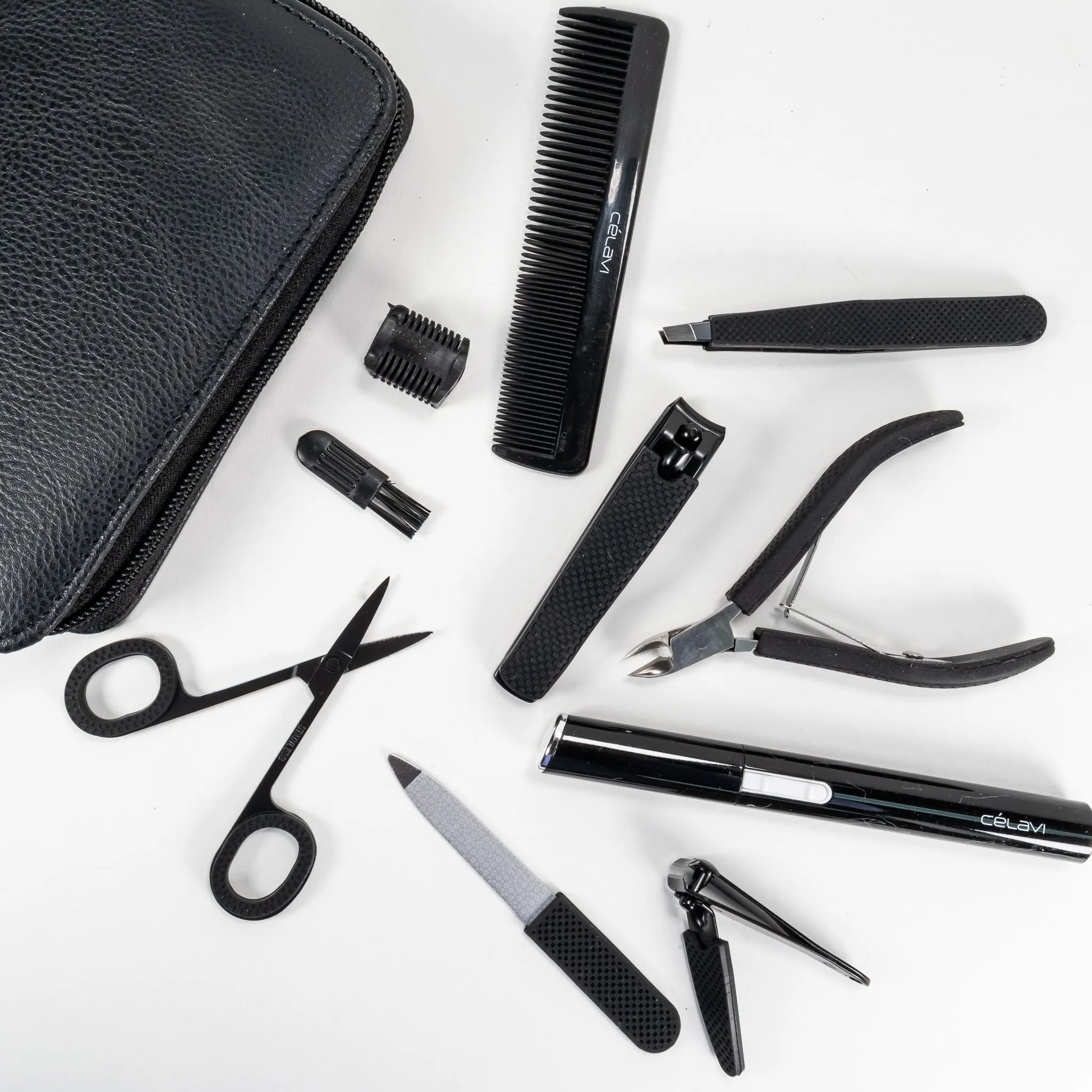 11PC Men's Manicure Grooming Kit