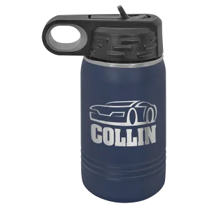 12oz Navy Blue Water Bottles