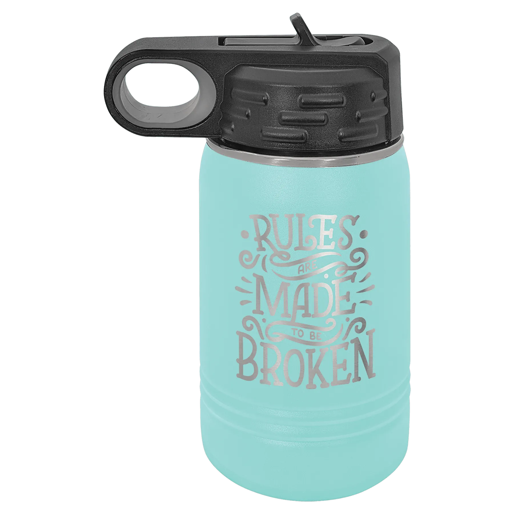 12oz Teal Water Bottles