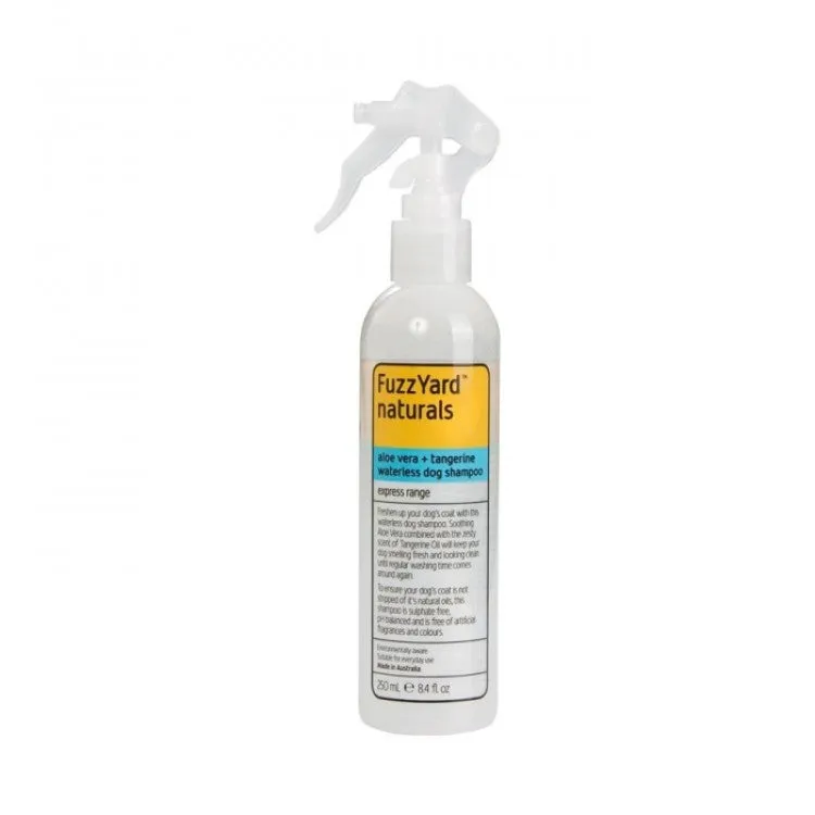 15% OFF: FuzzYard Aloe Vera and Tangerine Waterless Shampoo for Dogs 250ml