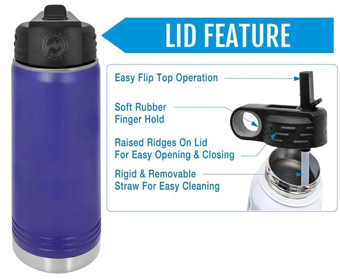 20oz Pink Stainless Water Bottles