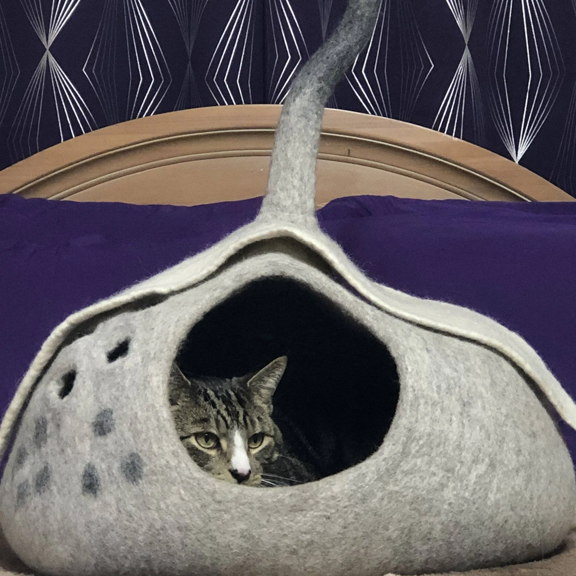 3D Fairy House Cat Cave