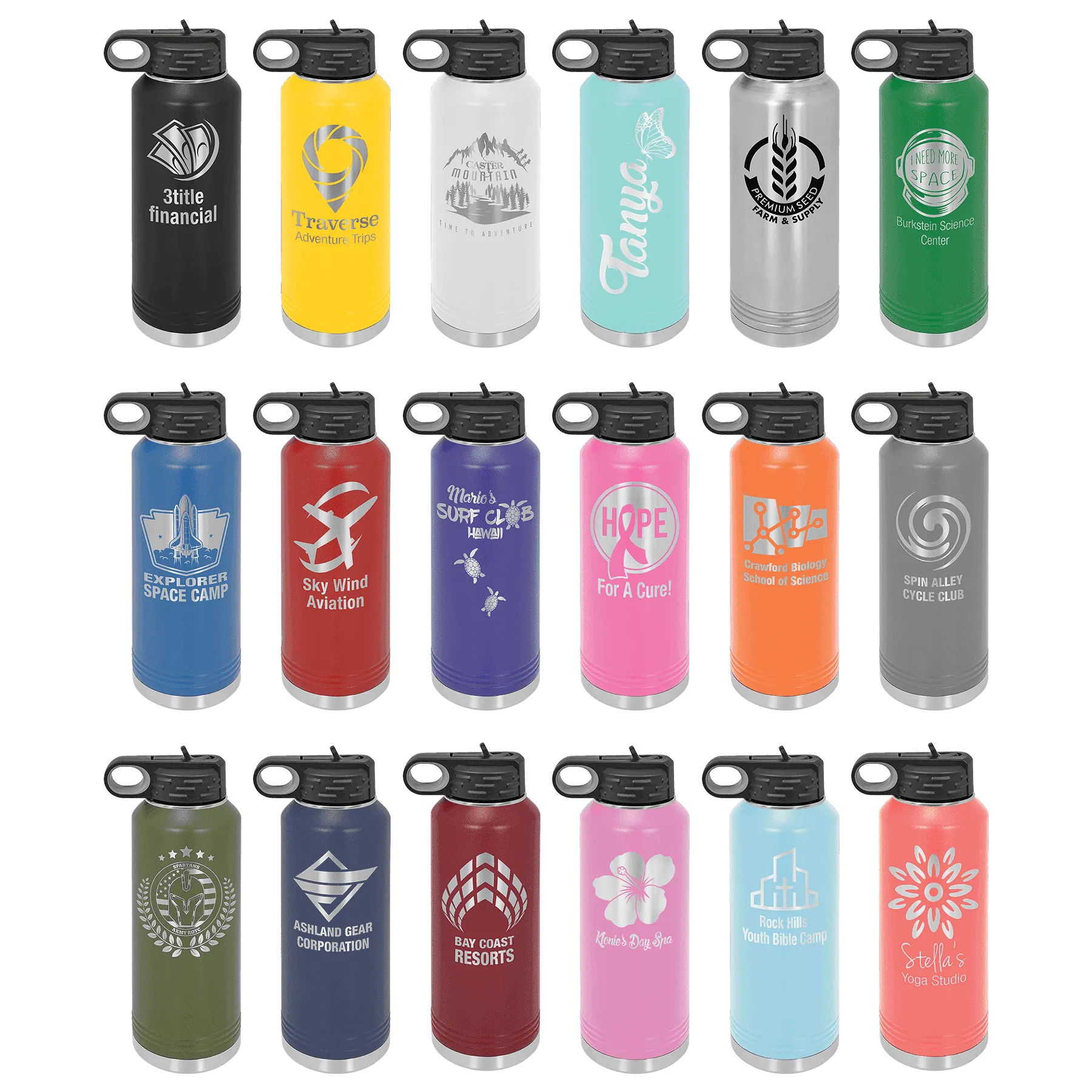 40oz Pink Water Bottles