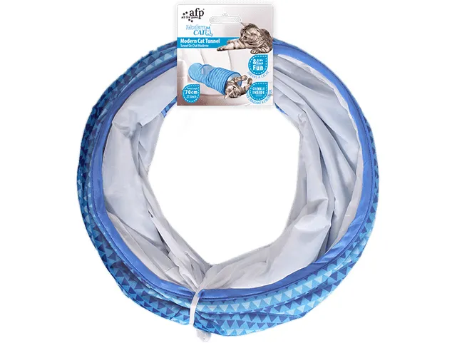 Afb Modern Cat Tunnel - Blue