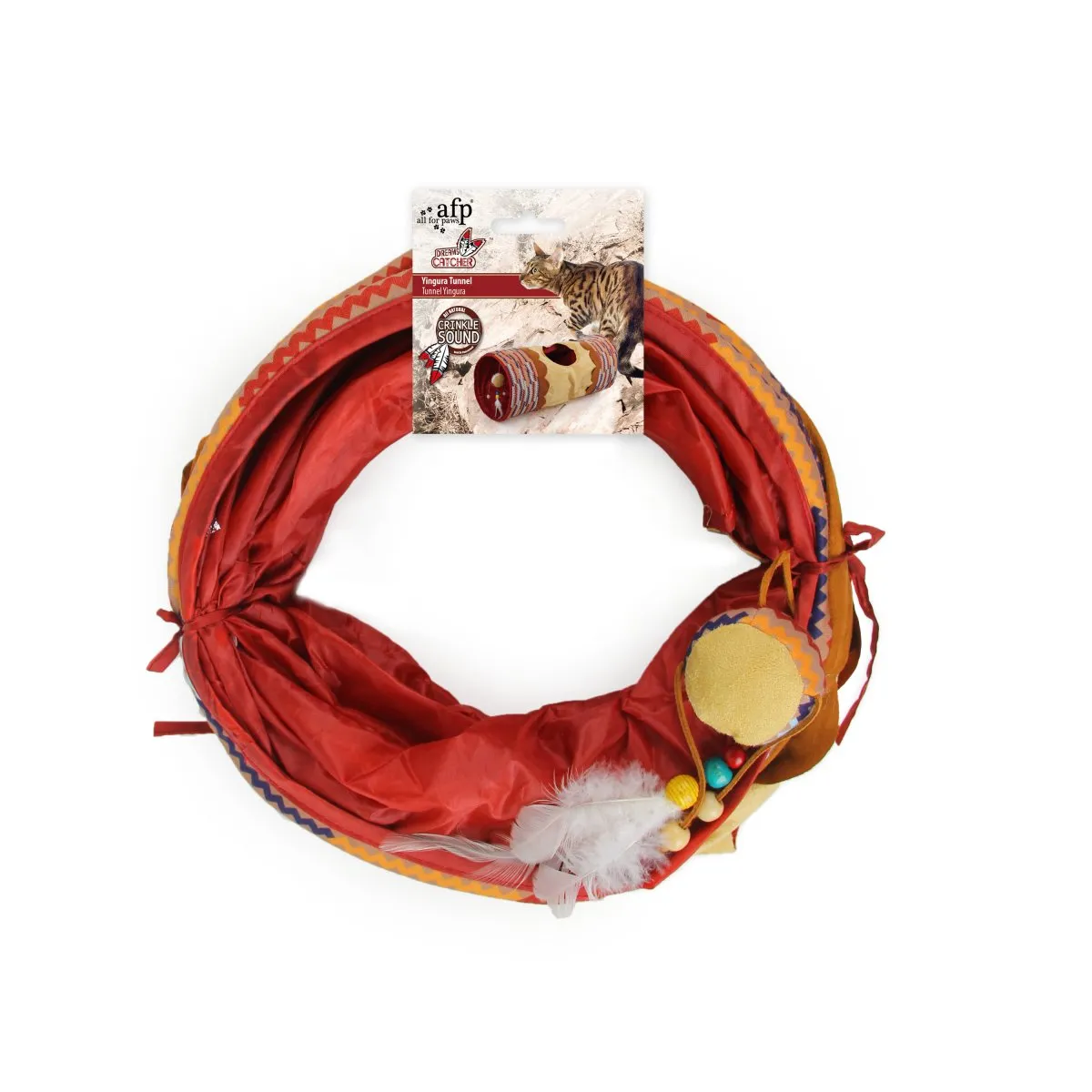 All For Paws Dream Catcher Yingura Tunnel Sand／Beige