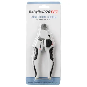 BaByliss Pro Pet LED Lighting Nail Clipper for Dogs and Cats - Large