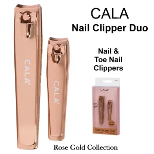 Cala Nail Clipper Duo, Rose Gold Collection (50911)