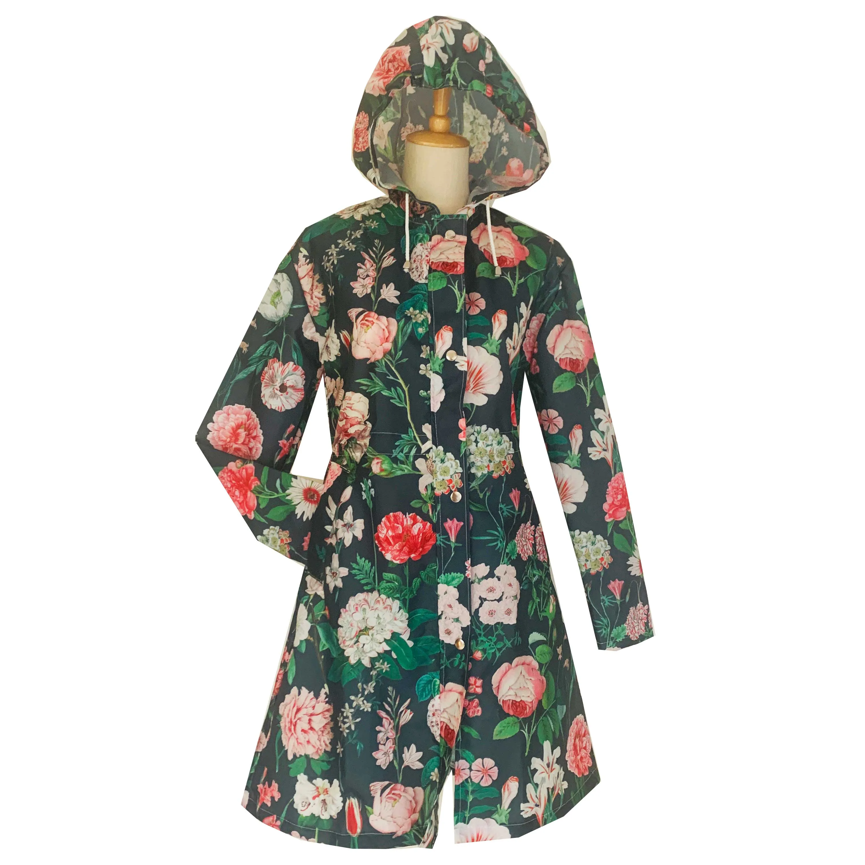 Cambridge Parka - Peony Ebony SMALL