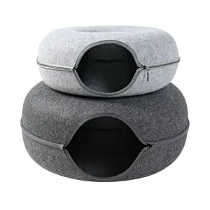 Cat Tunnel Bed, Cat Cave Bed ,Peekaboo Beds for Indoor Cats