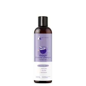 KIN   KIND Organic Skin and Coat Oatmeal Cat and Dog Shampoo - Lavender - 12 oz Bottle