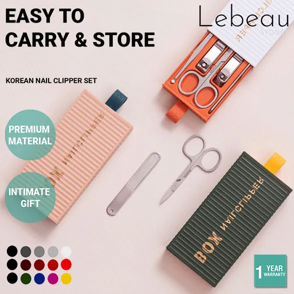Korean Nail Clipper Set Sharp Fingernails Clippers And Toenails Clippers With Na
