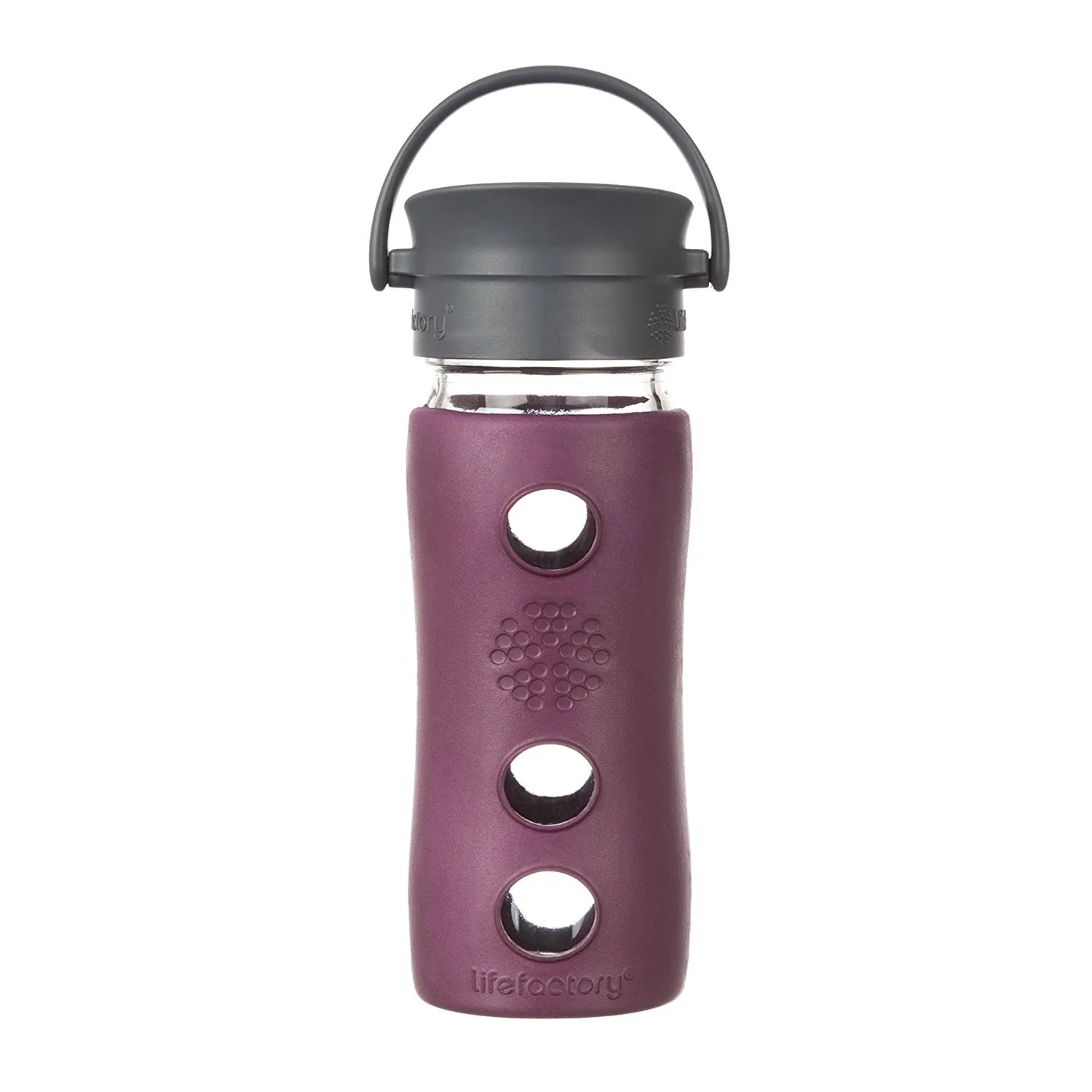 Lifefactory 12oz Glass Coffee Travel Mug w/ Cafè Cap and Insulating Sleeve