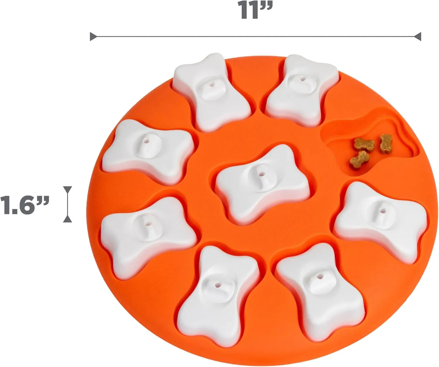 Nina Ottosson Smart Interactive Dog Toy Orange, White