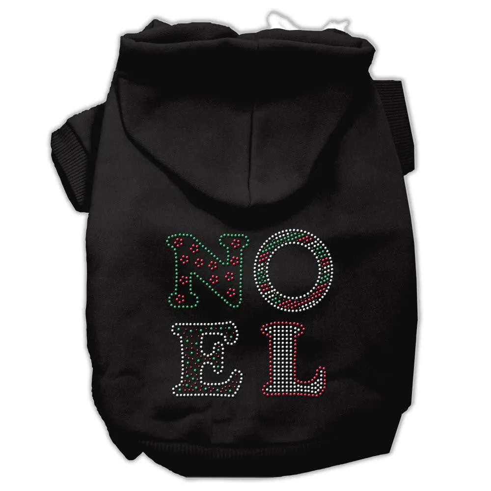 Noel Rhinestone Hoodies Black XXXL(20)
