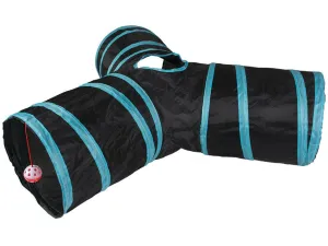 Play tunnel labyrinth 80x25cm blue/black