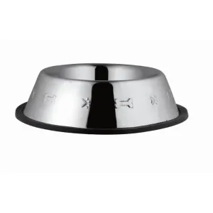 Raintech Steel bowl with anti-slip rubber, printed pattern 0,220l / 12cm