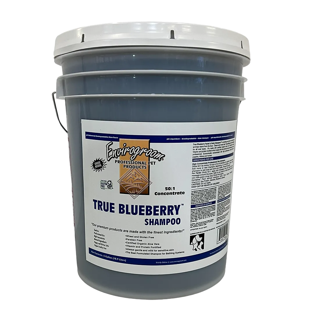 True Blueberry Facial and Body Shampoo 5 Gallons by Envirogroom