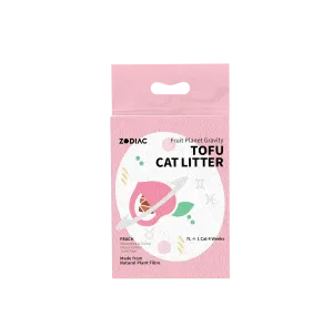 ZODIAC Fruity Tofu Peach Cat Litter 2.5kg